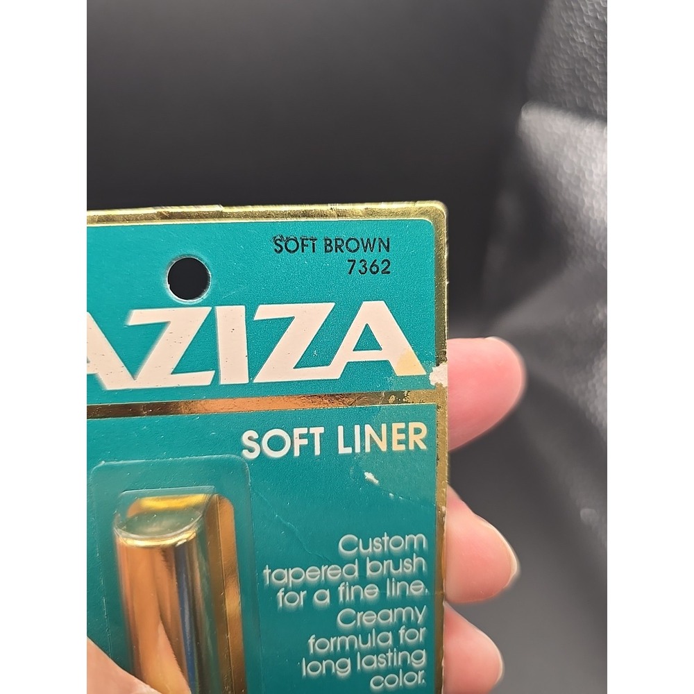 Vintage AZIZA Soft Liner SOFT Brown Liquid Eyeliner DISCONTINUED NOS #7362 - Picture 3 of 3